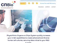 Tablet Screenshot of cn-bio.com
